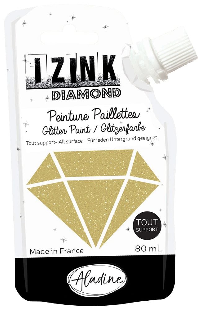 Izink Diamond Paint 80ml - Dore (Golden) 