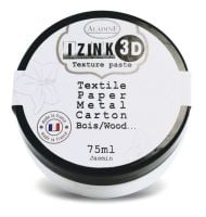 Izink 3D Texture Paste 75ml - Jasmine (White)