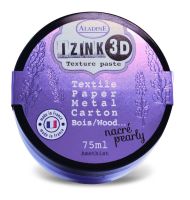 Izink 3D Texture Paste 75ml - Pearly Amethyst 