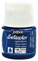 COBALT BLUE LIGHT FABRICS PEBEO SETACOLOR 45ml 