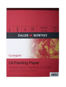 GEORGIAN OIL PAD | 12" x 9" | Daler Rowney | oil painting surface 