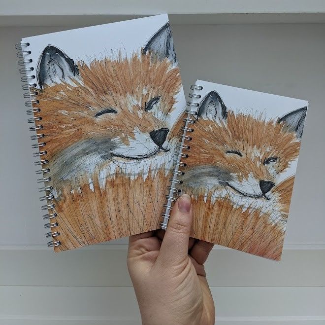 Mr Fox | A6 Spiral Wire Bound Notebook