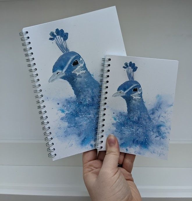 Peacock | A6 Spiral Wire Bound Notebook