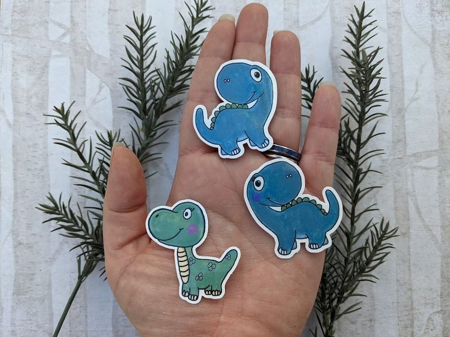 Dinosaur Sticker Pack | Dino themed stickers 