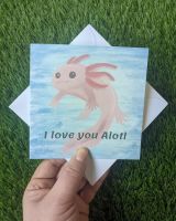 Axolotl #3 | Greetings Card 
