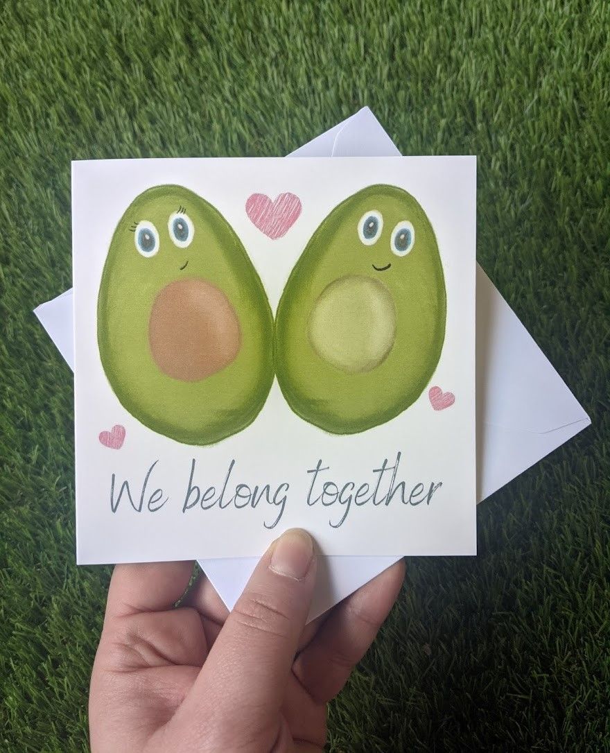 We belong together | Greetings Card 