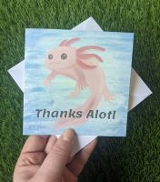 Thanks Axolotl  | Greetings Card 