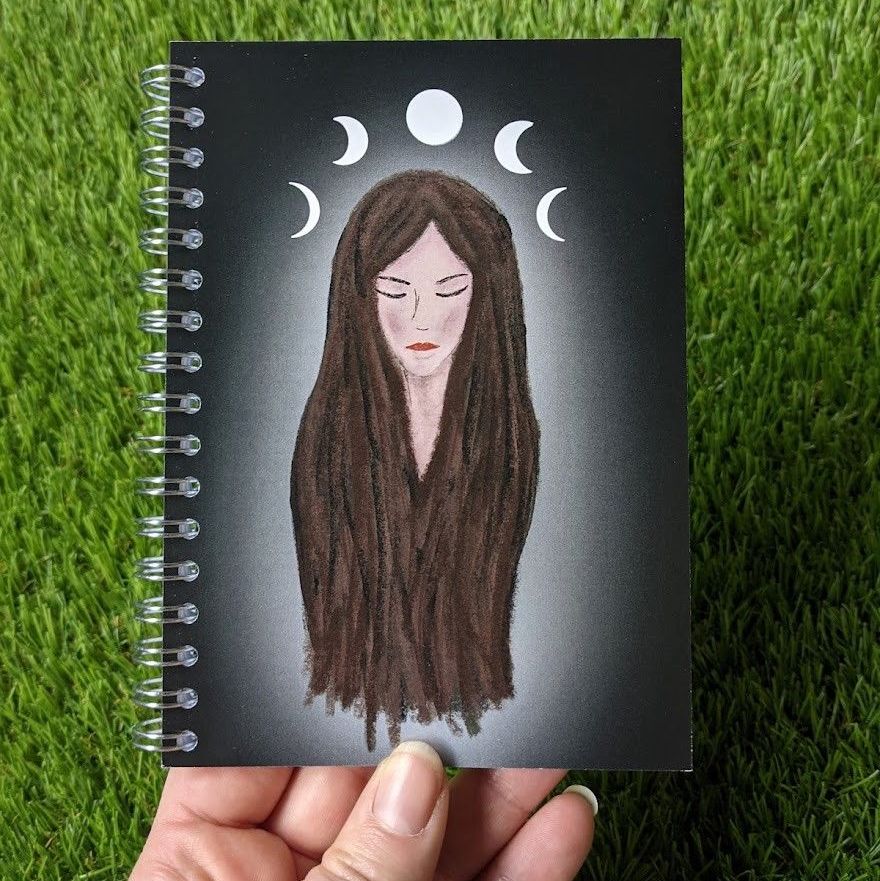 Moon Witch | A6 Spiral Wire Bound Notebook