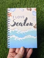 Notebook | I love Seaton | Wirebound | Lined or blank pages available | Artwork by Kerri-Ann Betty 