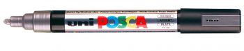 Silver POSCA MEDIUM BULLET TIP - PC-5M (1.8 - 2.5mm)