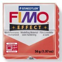 FIMO EFFECT 57g - TRANSPARENT RED 8020-204