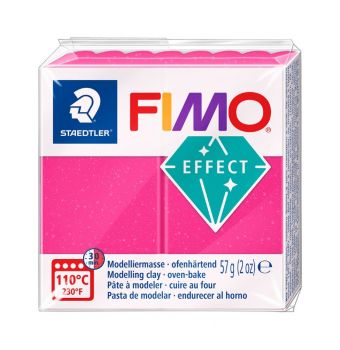 FIMO EFFECT 57g -GEMSTONE RUBY QUARTZ 8020-286