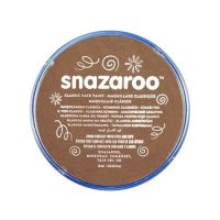 SNAZAROO CLASSIC COLOUR FACE PAINT 18ml - BEIGE BROWN