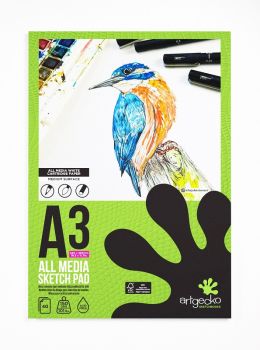 ARTGECKO A3 PRO ALL MEDIA SKETCHPAD PORTRAIT