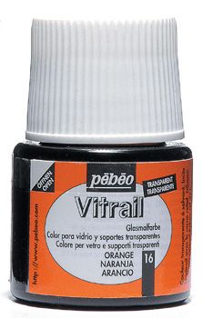 PEBEO VITRAIL 45ml - ORANGE Glass Paint