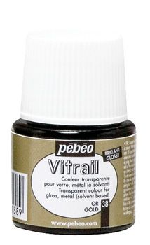 PEBEO VITRAIL 45ml - GOLD Glass Paint