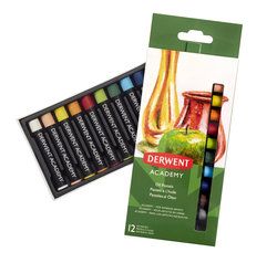 DERWENT ACADEMY OIL PASTELS 12 SET