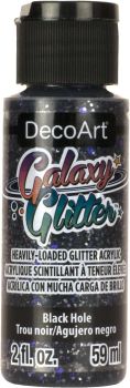 DECO ART GALAXY GLITTER BLACK HOLE