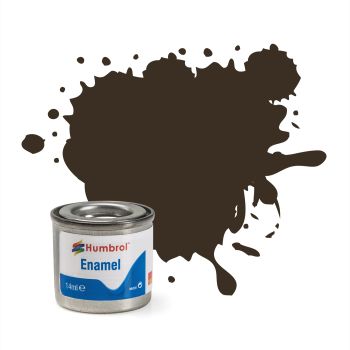 HUMBROL TINLETS 14ml -SERVICE BROWN AA0117