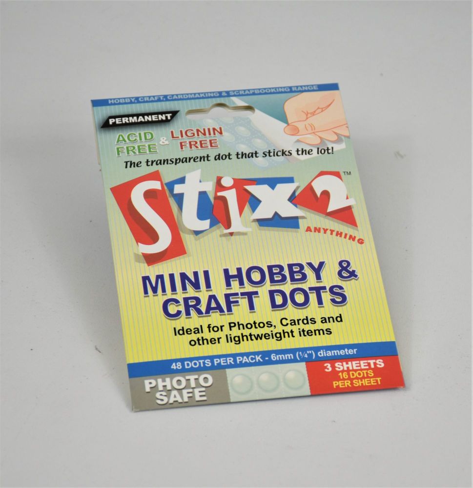Mini Craft Glue Dots - 6mm Permanent