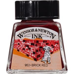 Winsor & Newton INK - BRICK RED - 14ml