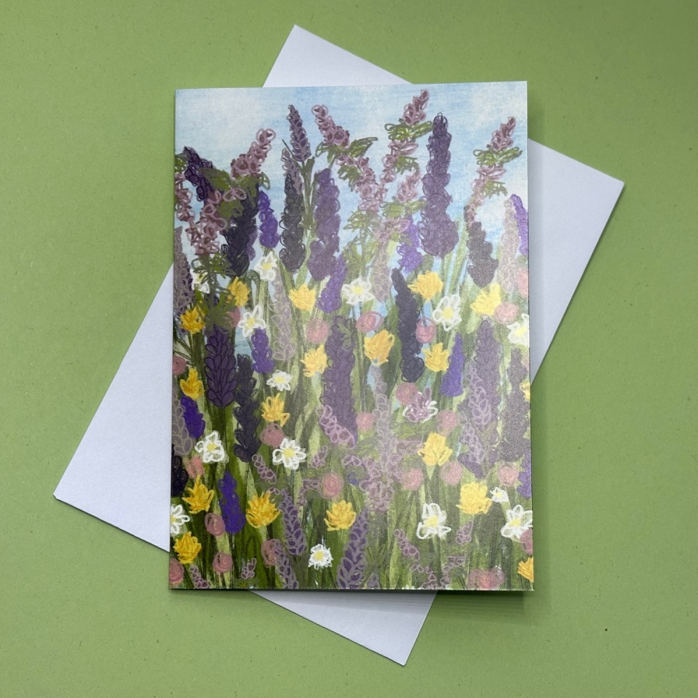 Flower meadow | Greetings Card