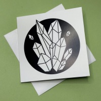 Crystals #3 | Greetings Card