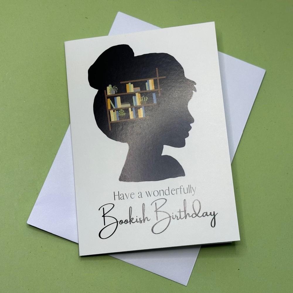 Bookish birthday on the mind | Greetings Card