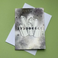 Crystals #2 | Greetings Card