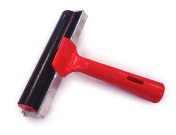 LINO ROLLER 6" (approx 150mm) Red Handle