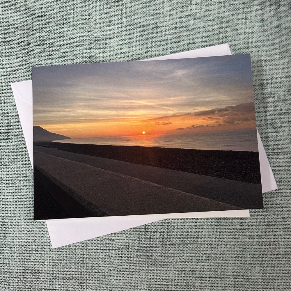 Seaton sunrise Photography #2 | Greetings Card