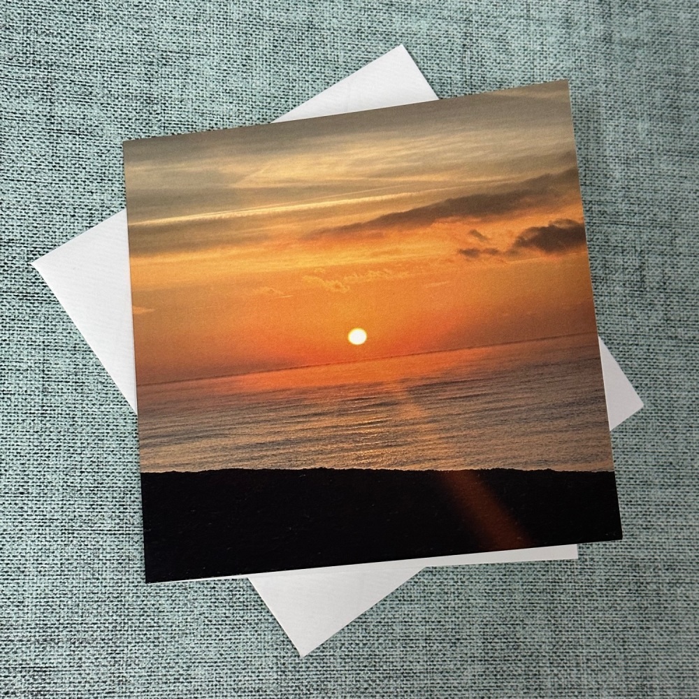 Seaton sunrise Photography #3 | Greetings Card