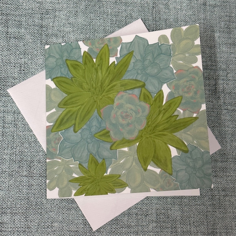 Succulents #2 | Greetings Card