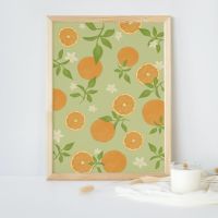 Oranges | Art Print | A4 | Artwork for kitchens, dining rooms and office spaces