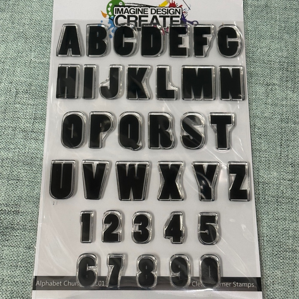 Chunky Alphabet A5 stamp set