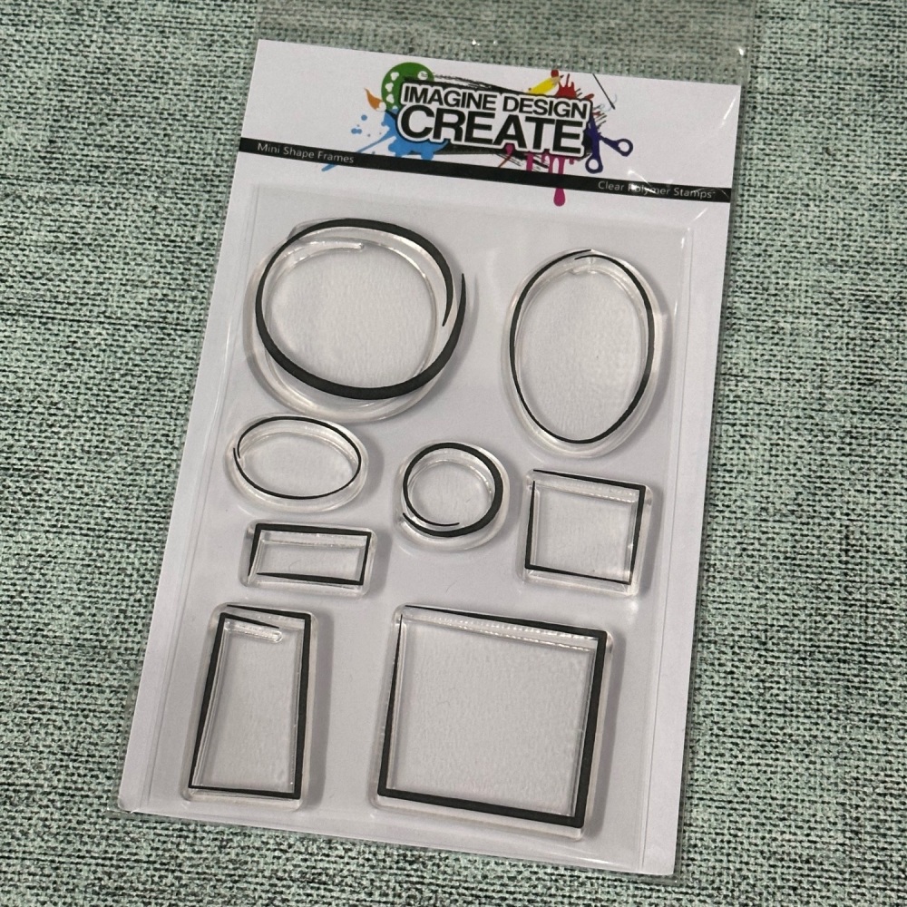 Mini shape frames A7 stamp set for card making and papercrafts