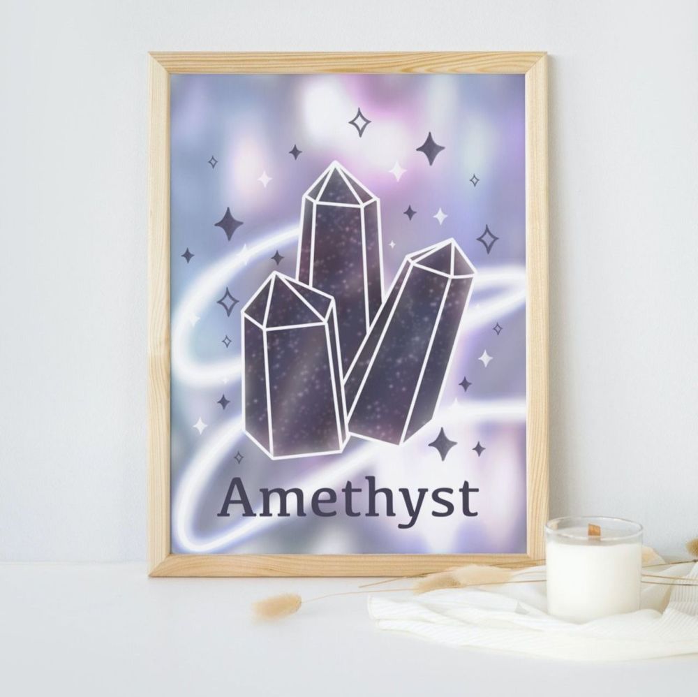 Amethyst Crystal Design | Various sizes available