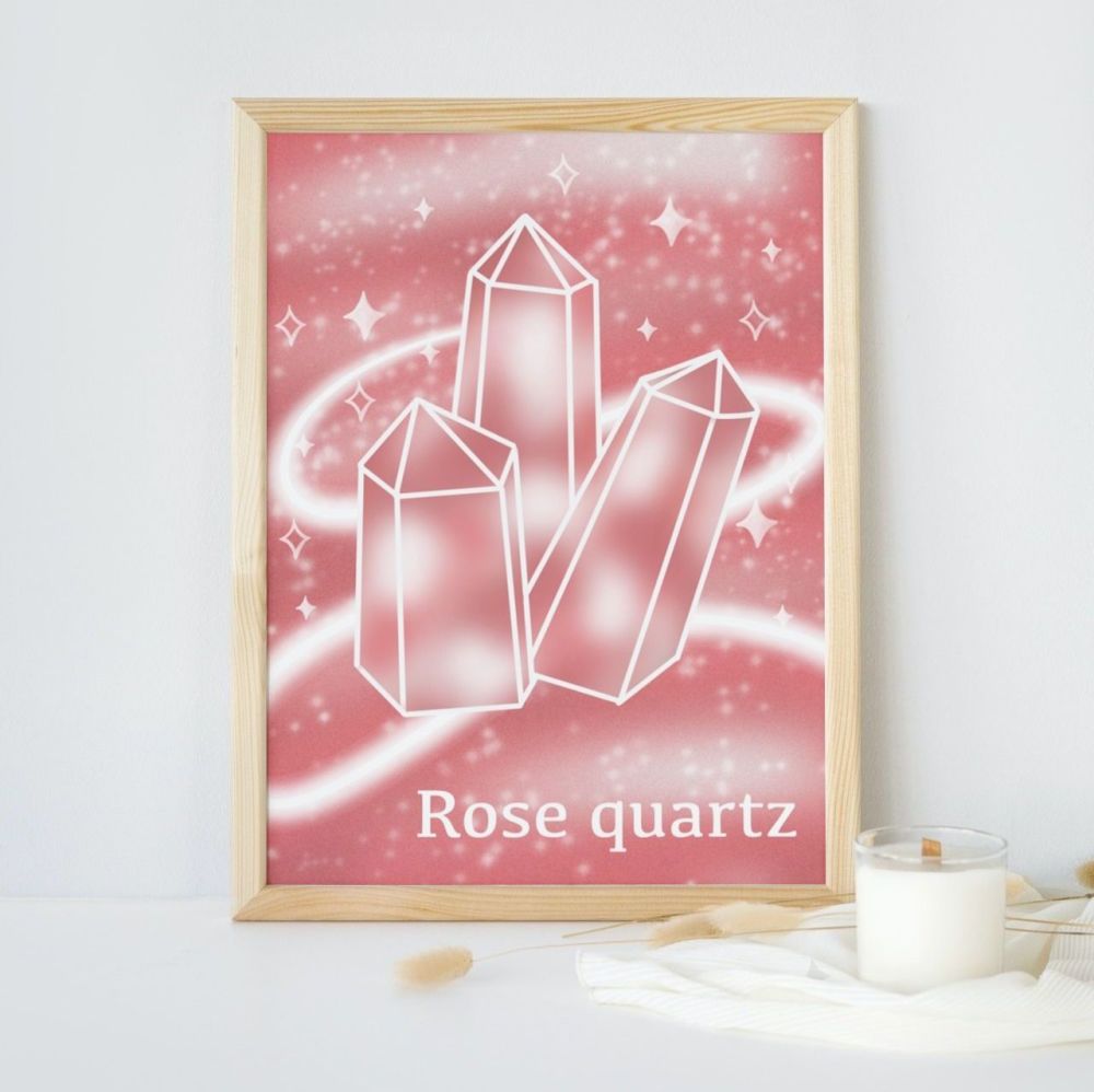 Rose Quartz Crystal Design | Various sizes available