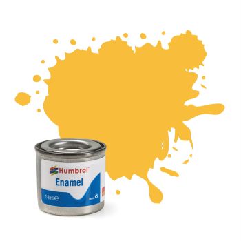 HUMBROL TINLETS 14ml -TRAINER YELLOW AA0268