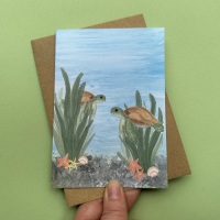 Turtle twins | Greetings Card