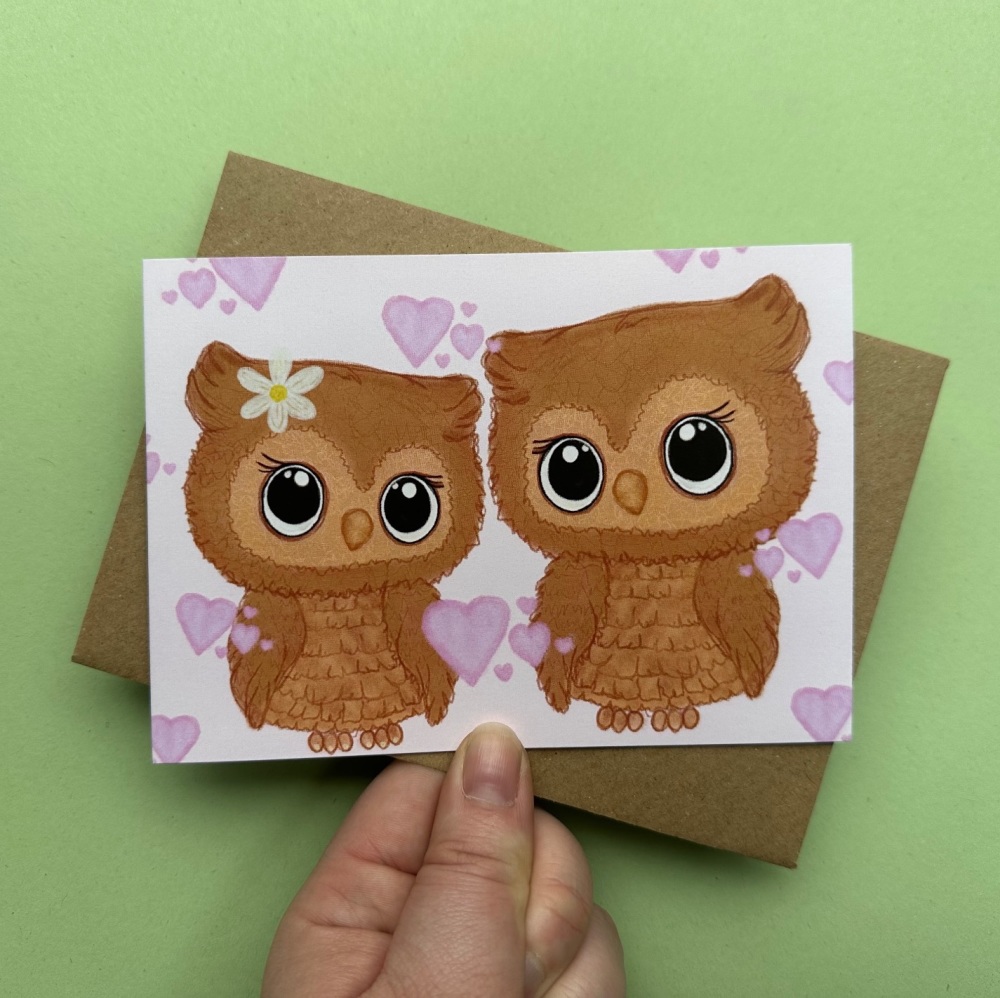 Owls always love you | Greetings Card