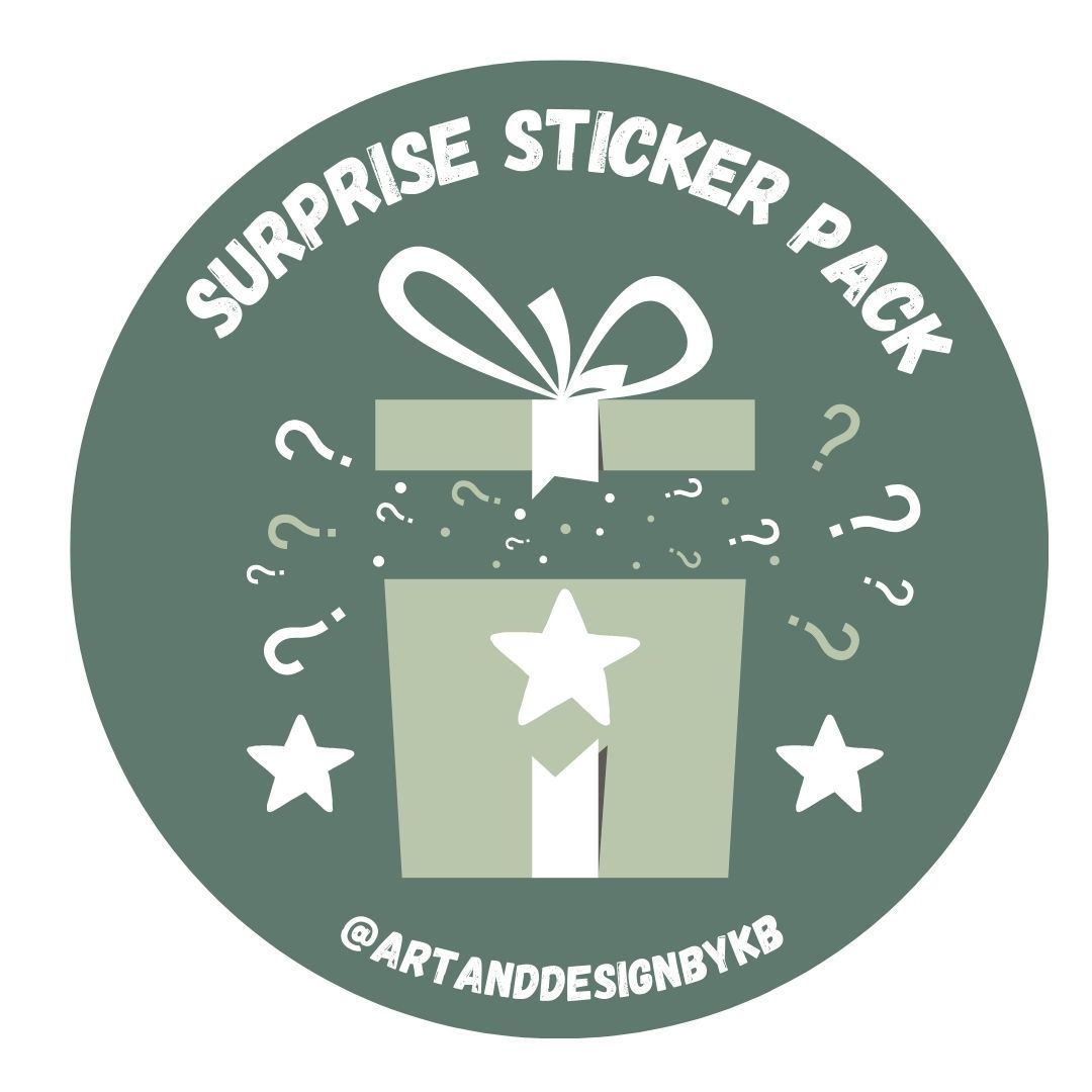 Mystery Sticker Pack (Small bundle) | A randomly selected bundle of die cut stickers
