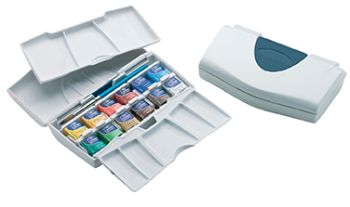 Winsor and Newton COTMAN POCKET PLUS 12 1/2 PAN SET