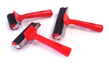 LINO ROLLER 2" (approx 50mm) Red Handle