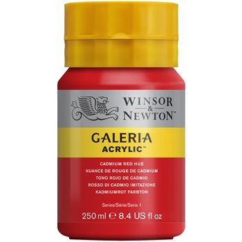 GALERIA Acrylic 250ml CADMIUM RED HUE by Winsor & Newton