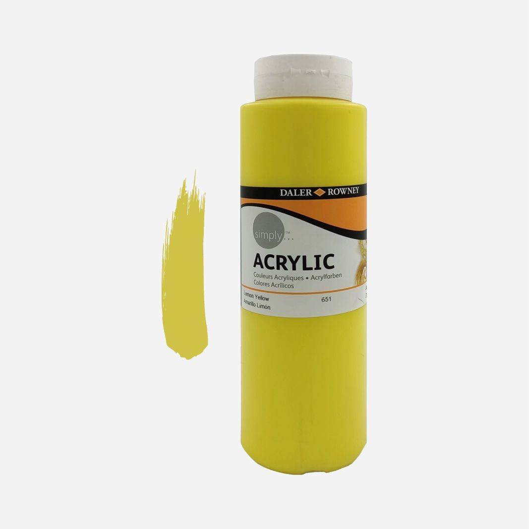 DALER SIMPLY ACRYLIC 750ml - LEMON YELLOW