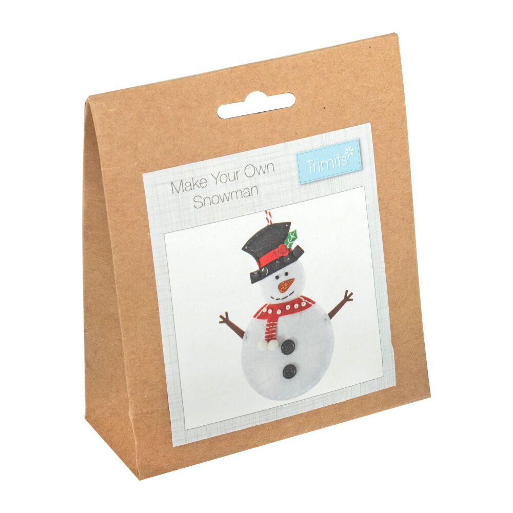 Felt Decoration Kit: Christmas: Snowman