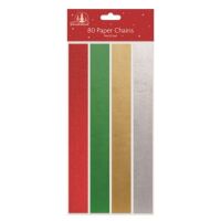 PAPER CHAINS - Foil Party Self Adhesive 80pk