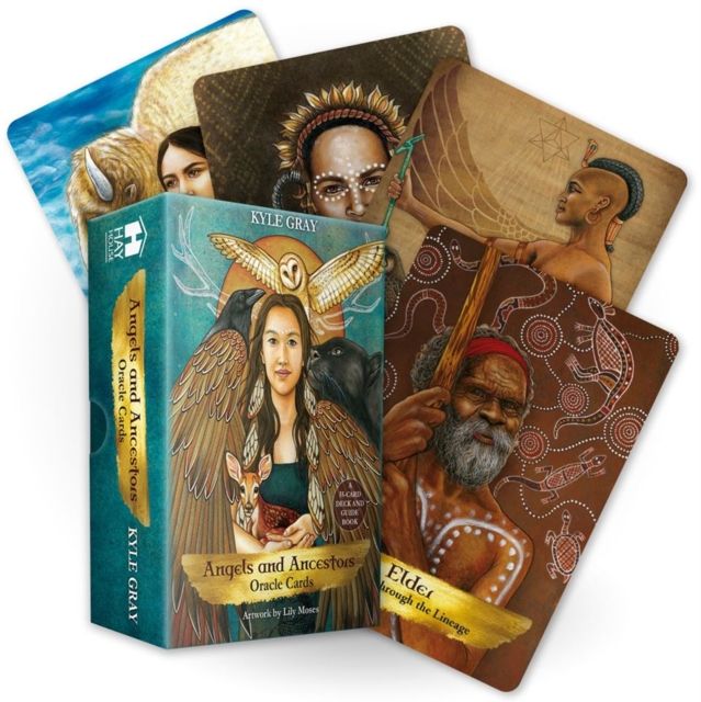 Angels and Ancestors Oracle Cards : A 55-Card Deck and Guidebook by Kyle Gray