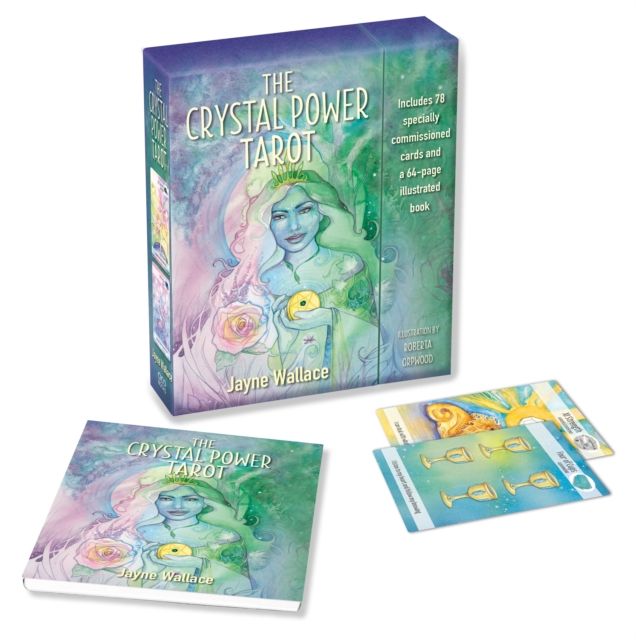 The Crystal Power Tarot : Includes a Full Deck of 78 Specially Commissioned Tarot Cards and a 64-Page Illustrated Book by Jayne Wallace